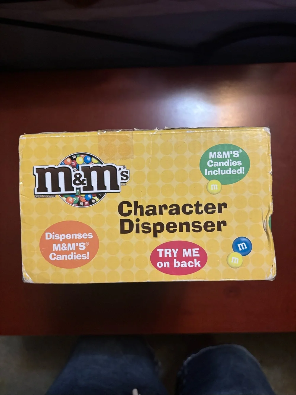 M&M'S Red Character Candy Dispenser with White Accents